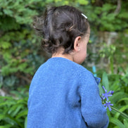Chaqueta lana azul
