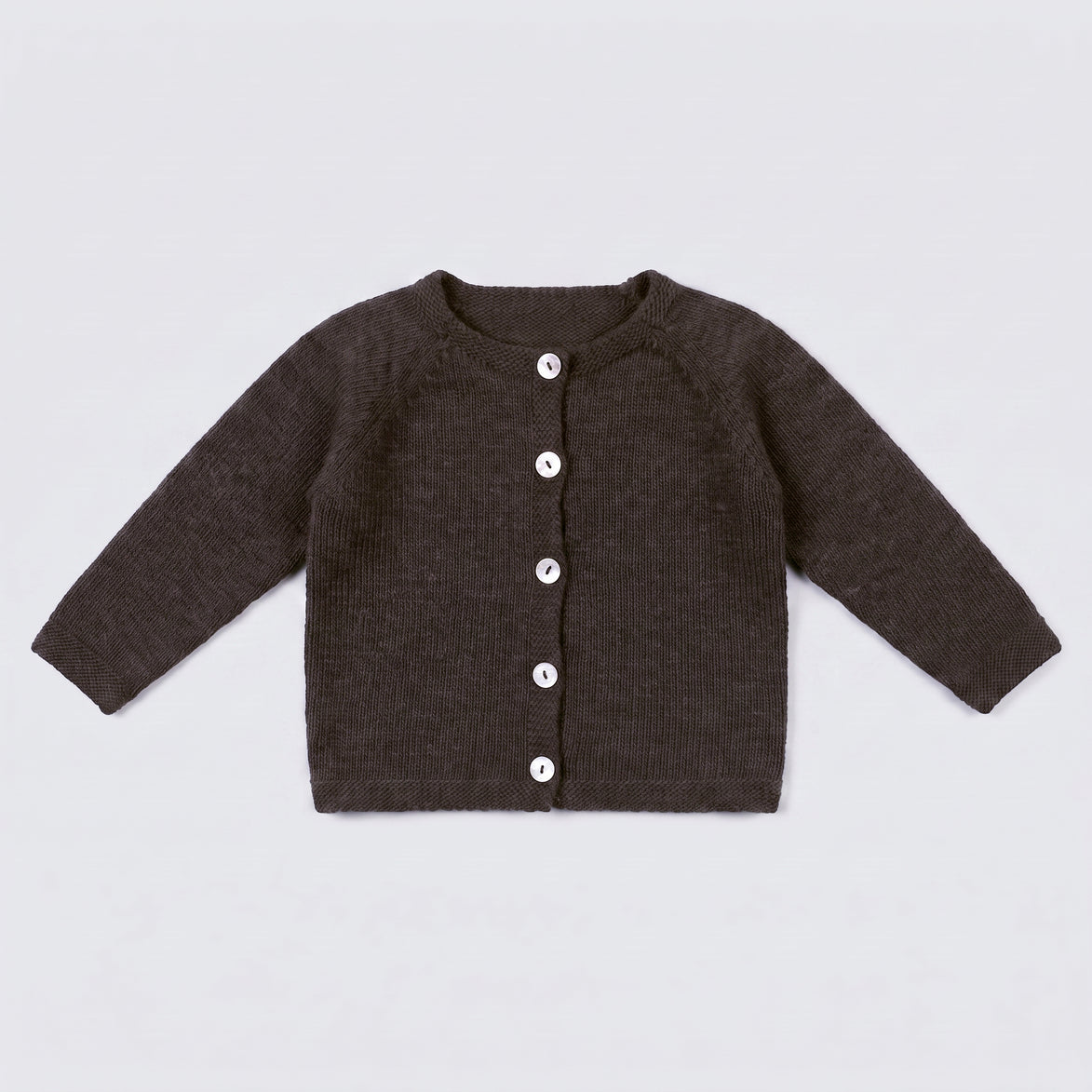 Chaqueta lana chocolate