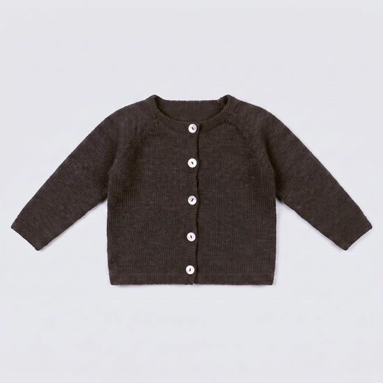 Chaqueta lana chocolate