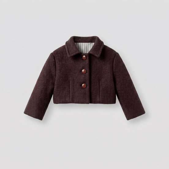 Chaqueta corta chocolate