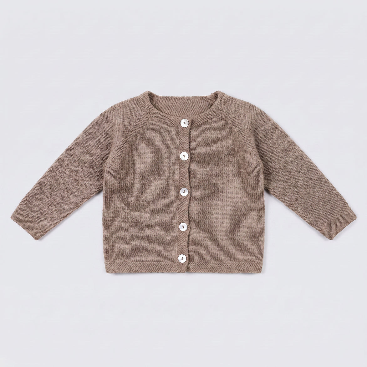 Chaqueta lana topo