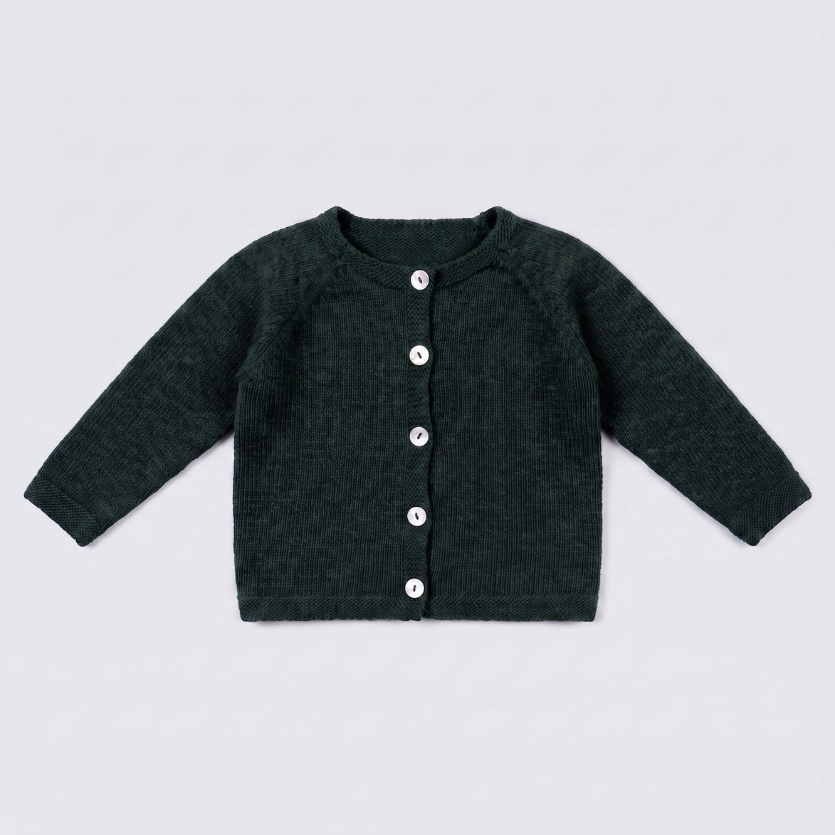 Chaqueta lana verde forest