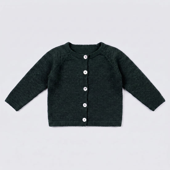 Chaqueta lana verde forest