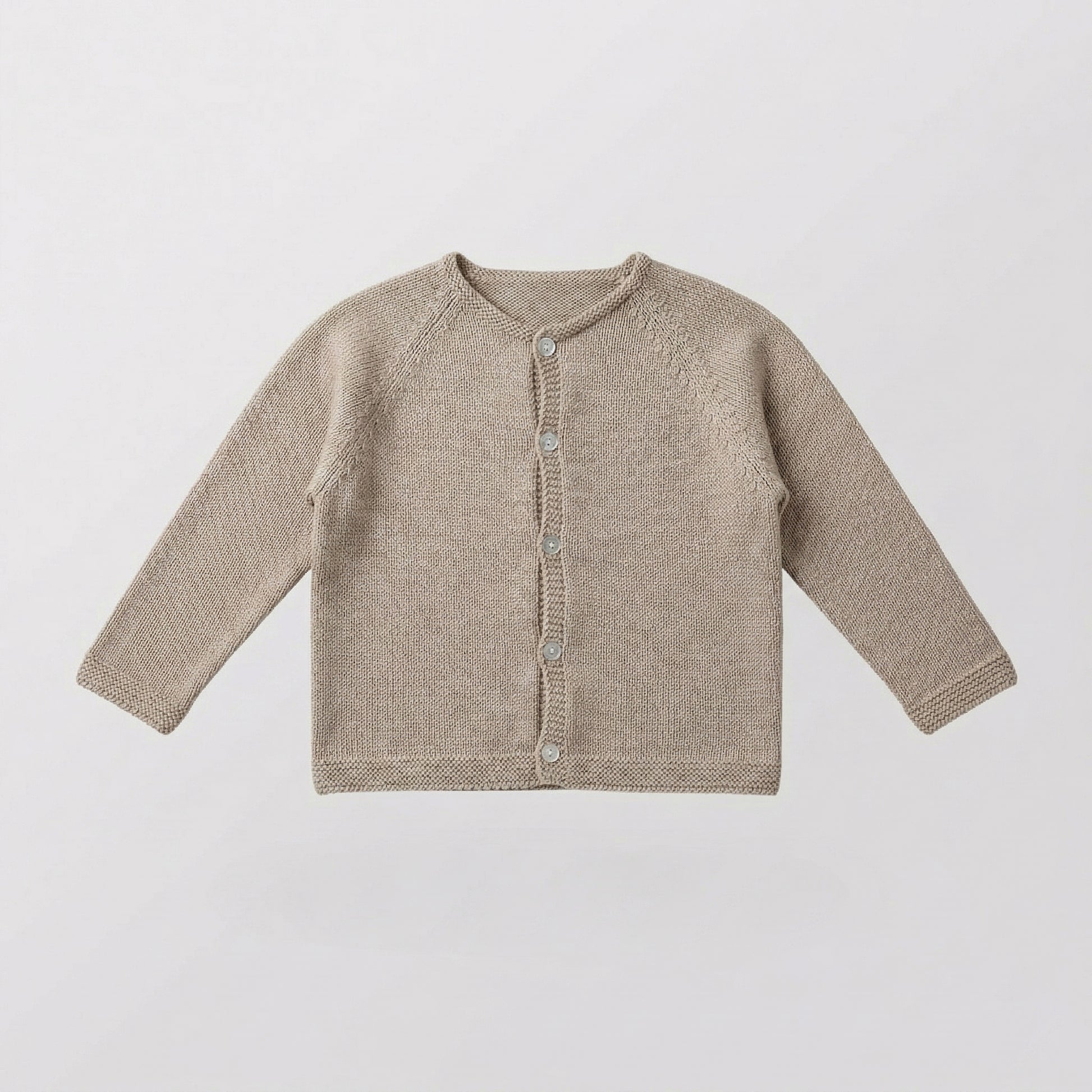 Chaqueta perlé beige