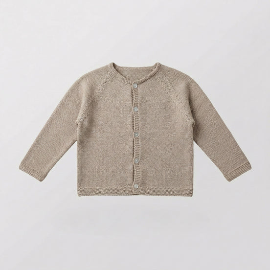 Chaqueta perlé beige