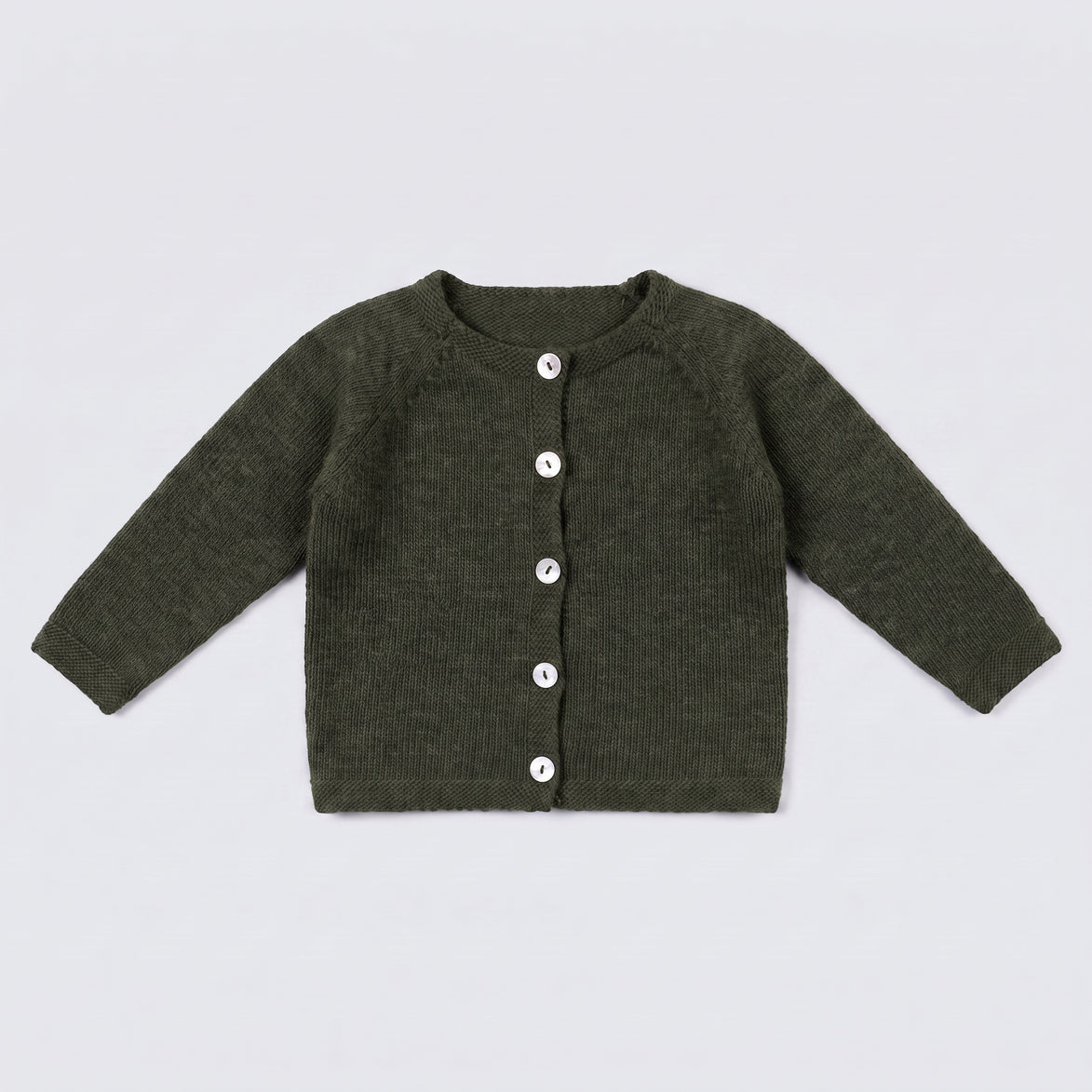 Chaqueta lana verde caza