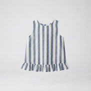 Conjunto Rayas azul denim