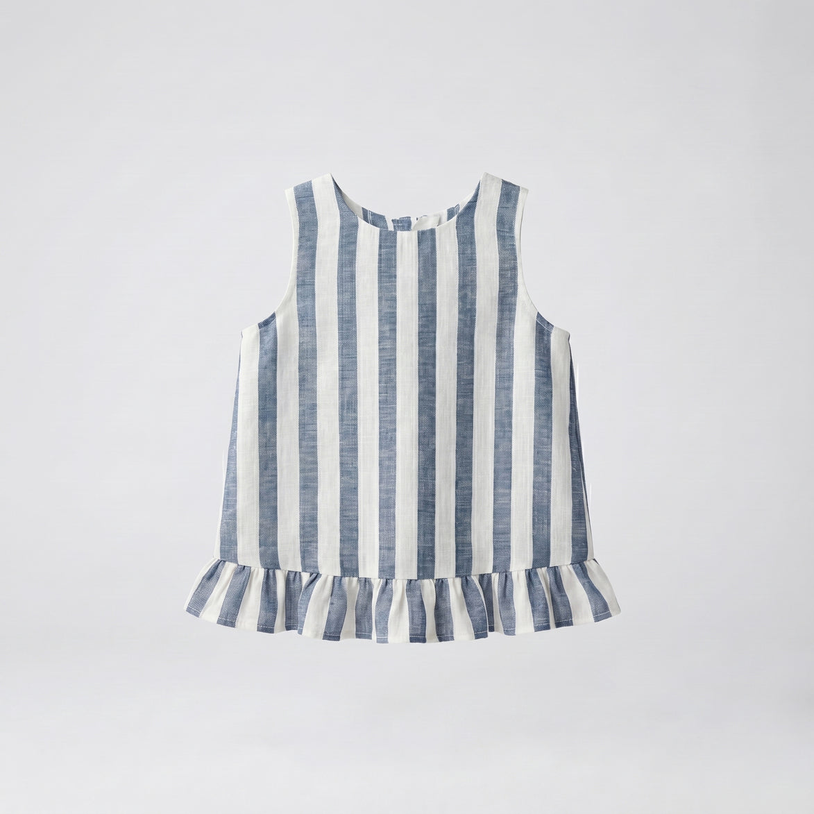 Conjunto Rayas azul denim