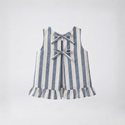 Conjunto Rayas azul denim