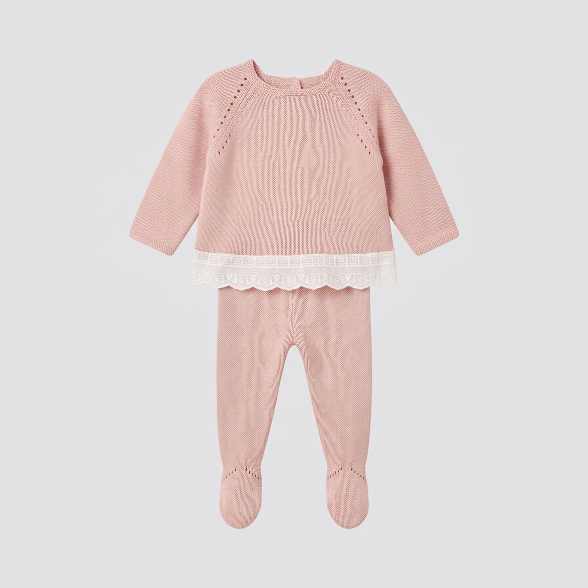Conjunto jersey y polaina rosa empolvado - DO62+CV27