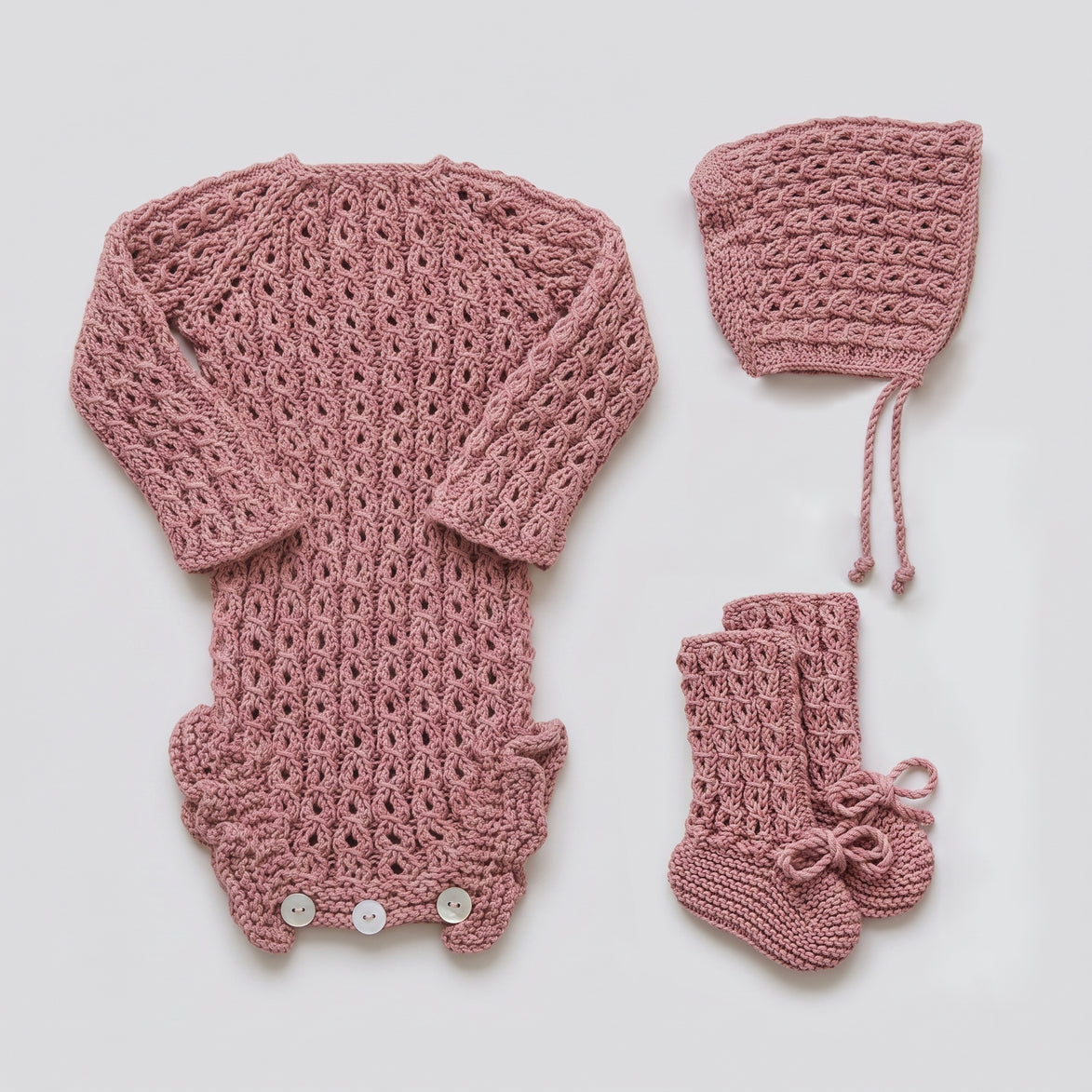 Conjunto Micaela Rosa Empolvado
