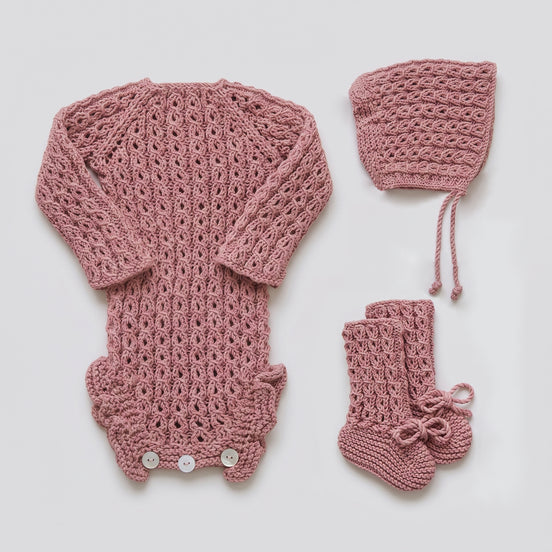 Conjunto Micaela Rosa Empolvado