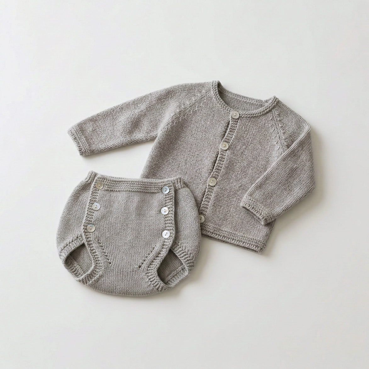 Conjunto perlé beige