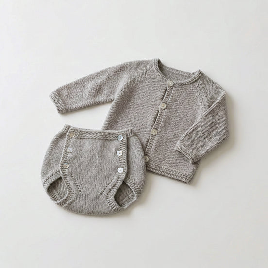 Conjunto perlé beige