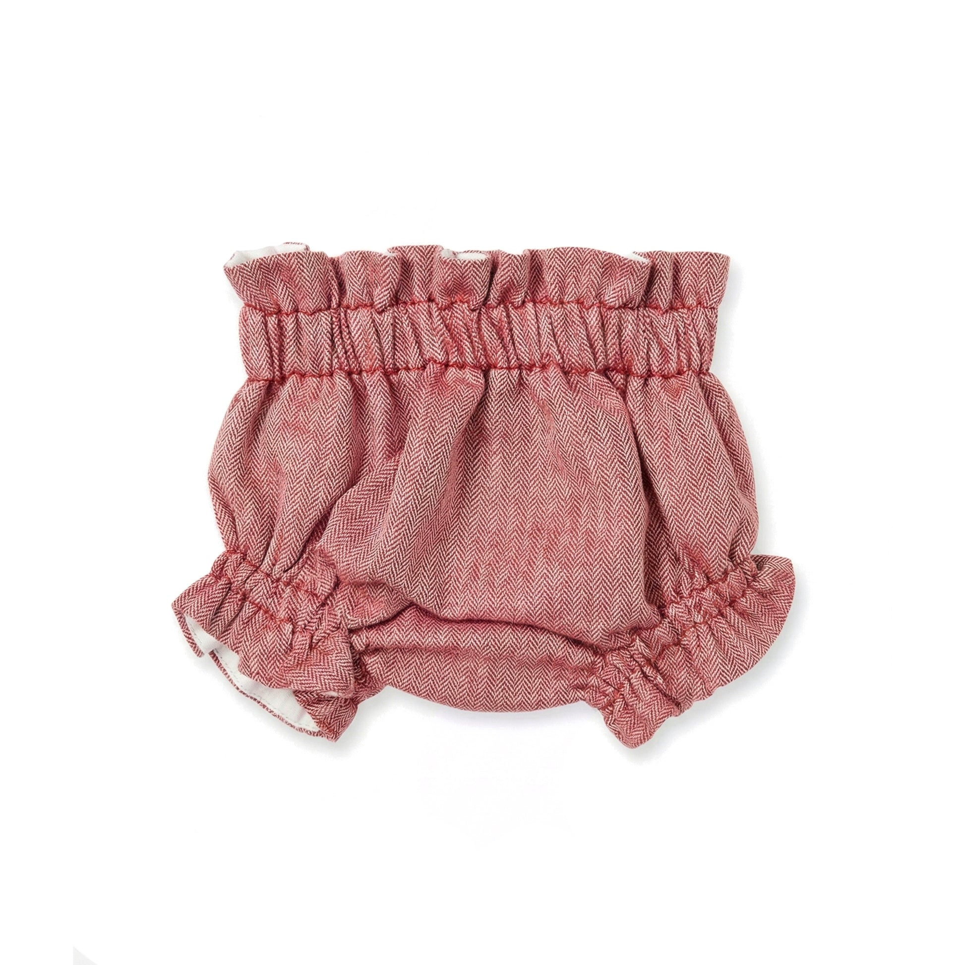 Cubrepañal espiga roja