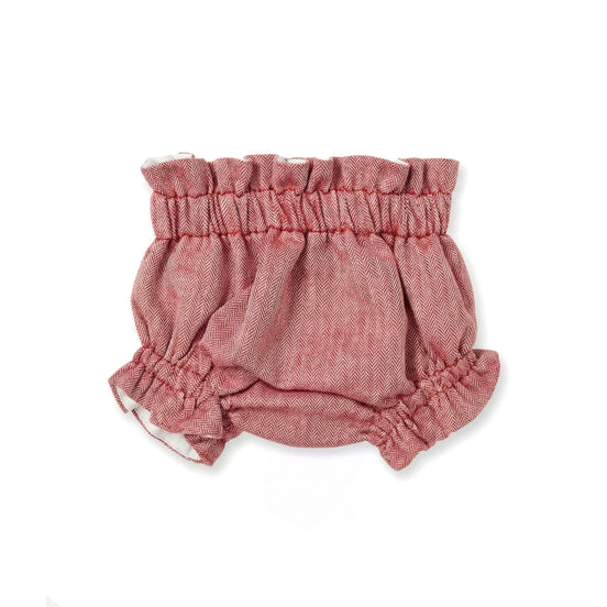 Cubrepañal espiga roja