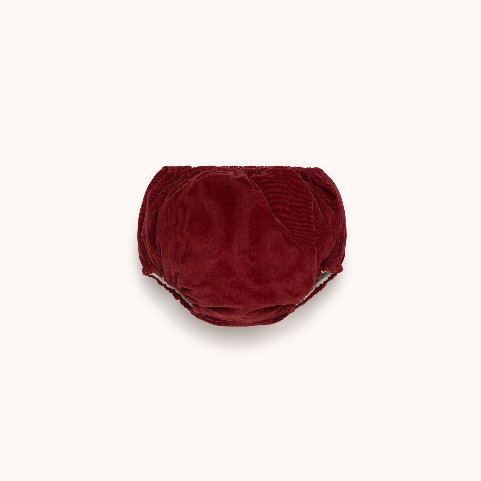 Braguita sencilla pana burdeos