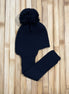 Gorro bufanda azul marino