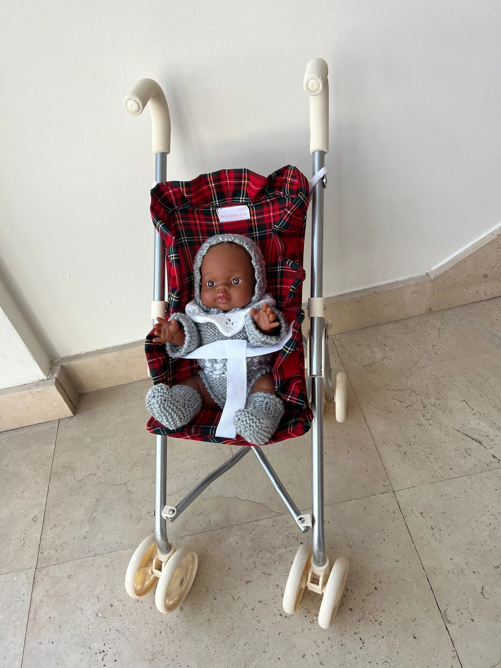 Sillita de paseo Escocesa Roja