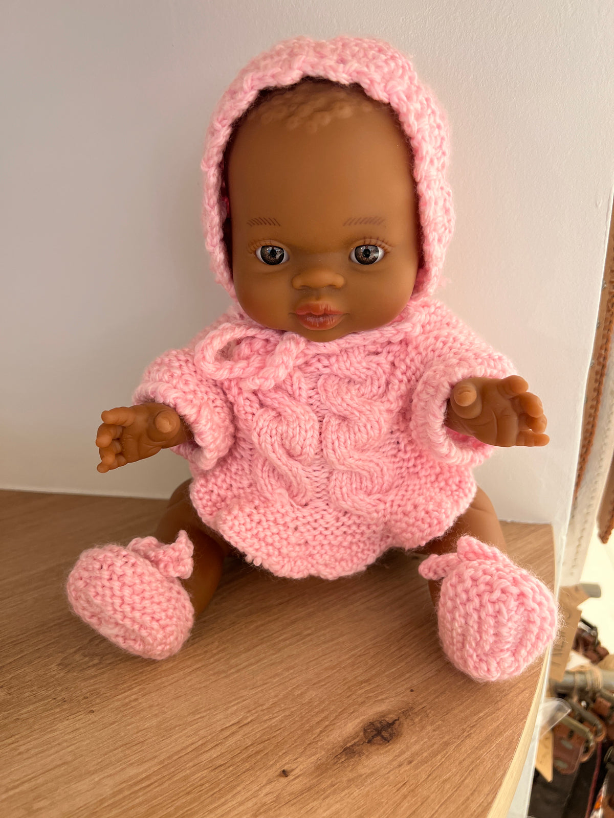 Muñeca Pocholita Rosa bebé mulata