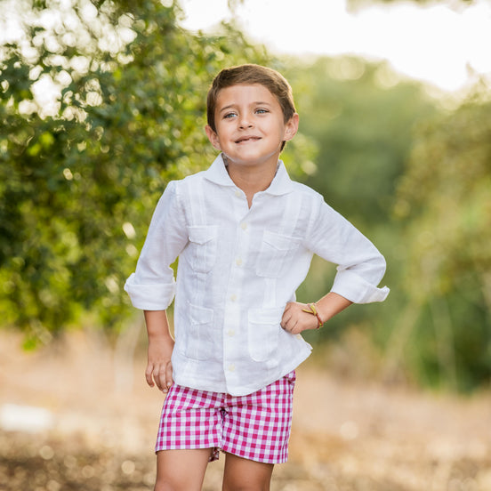 Guayabera blanca