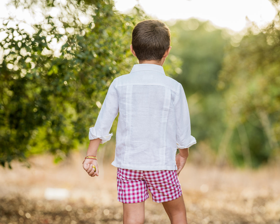 Guayabera blanca