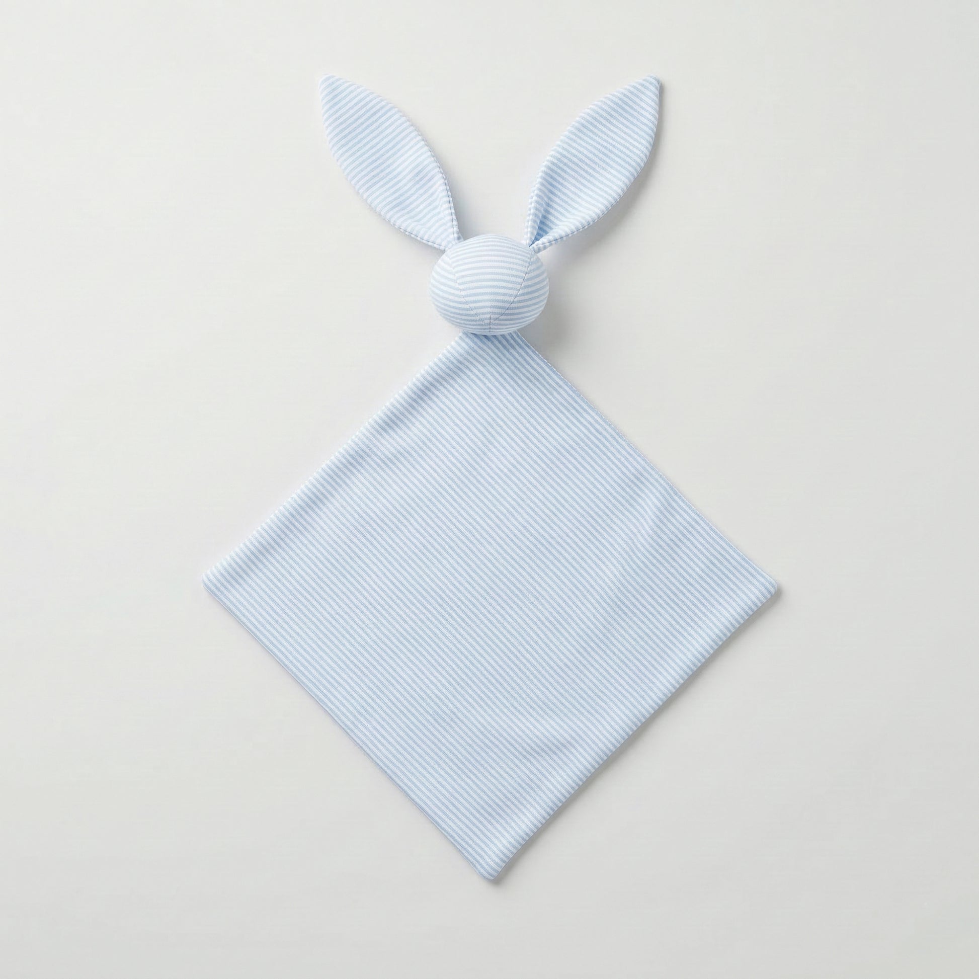 Doudou conejo rayas celeste