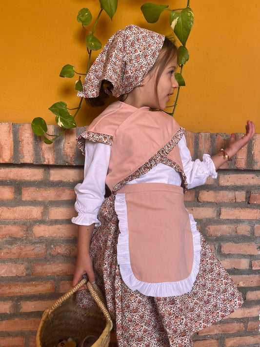 Traje Pastorcita Hidra Rosa