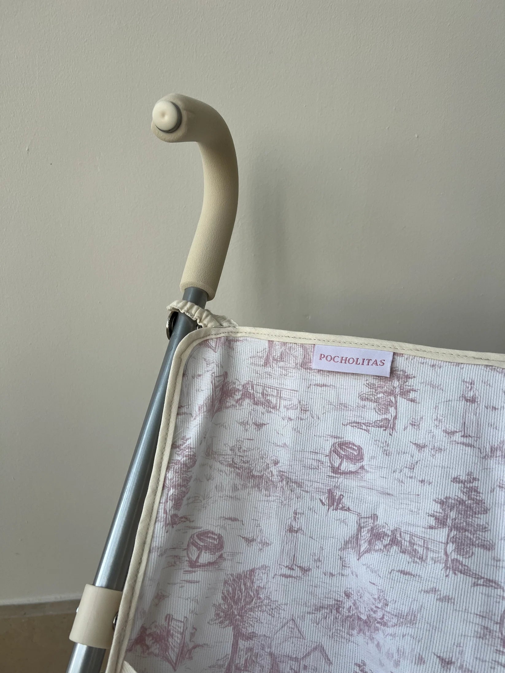 Sillita de paseo toile de jouy rosa