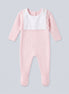 Enterizo con baberola Rosa bebé - DO67