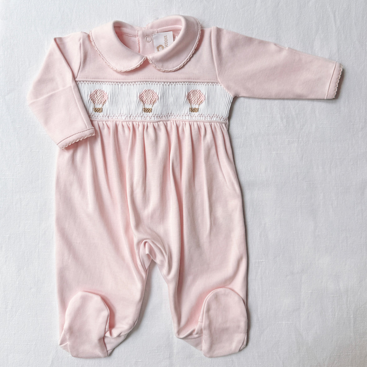 Pijama enterizo globos rosa