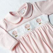 Pijama enterizo globos rosa