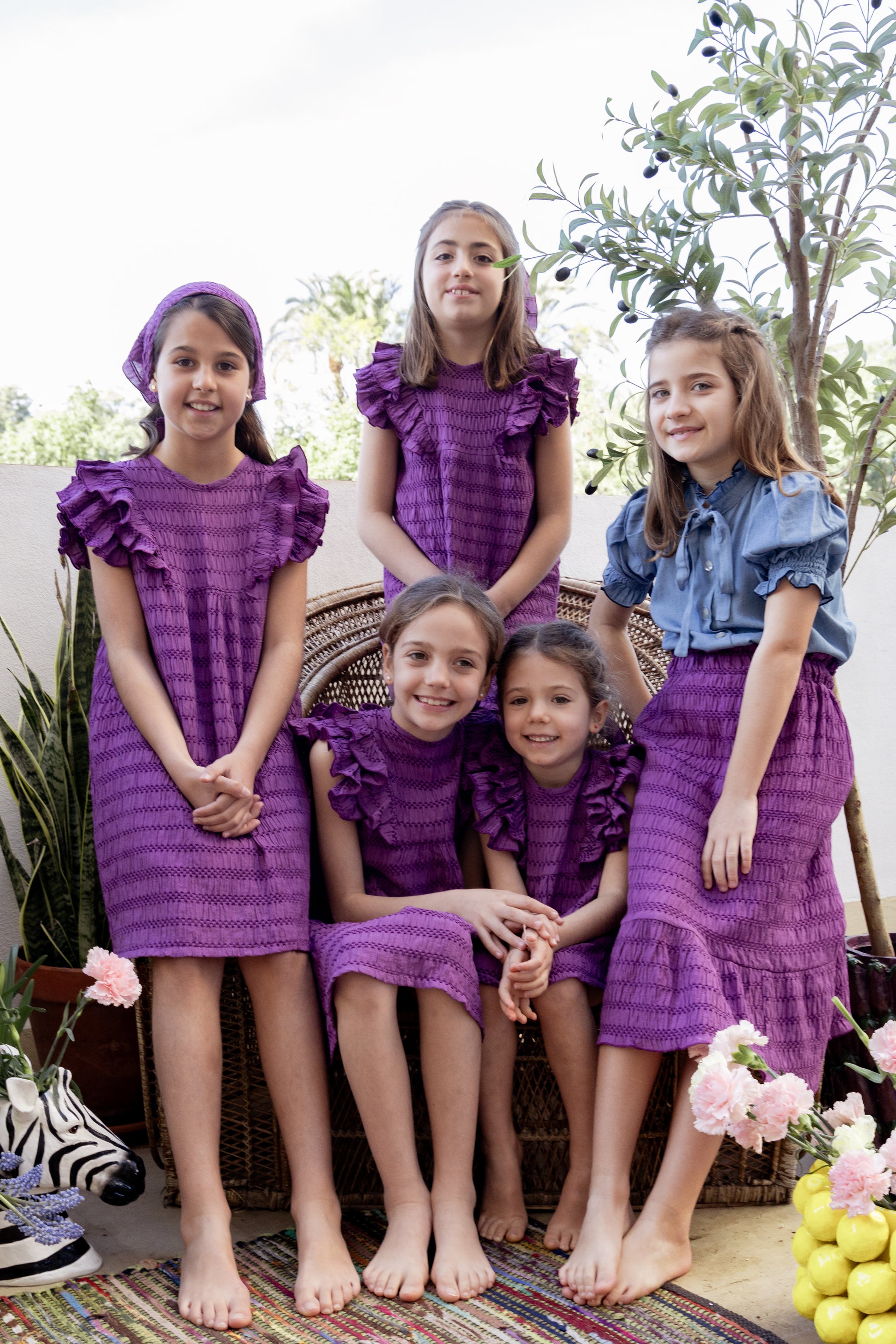 Falda midi Vinca