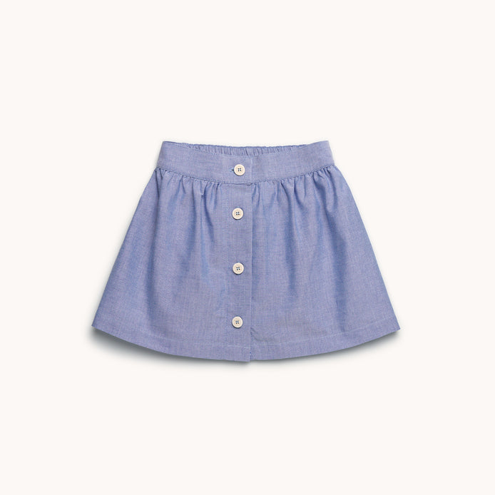 Falda Chambray