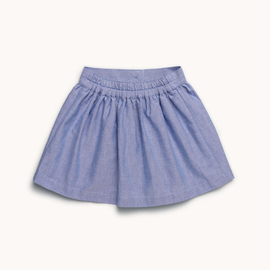 Falda Chambray