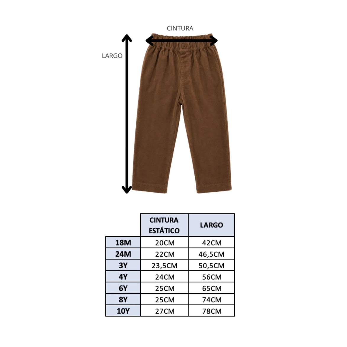 Pantalón pana Marsala