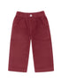 Pantalón pana burdeos