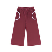 Pantalón pana burdeos vivo rosa