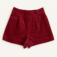 Pantalón corto Granate