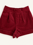 Pantalón corto Granate