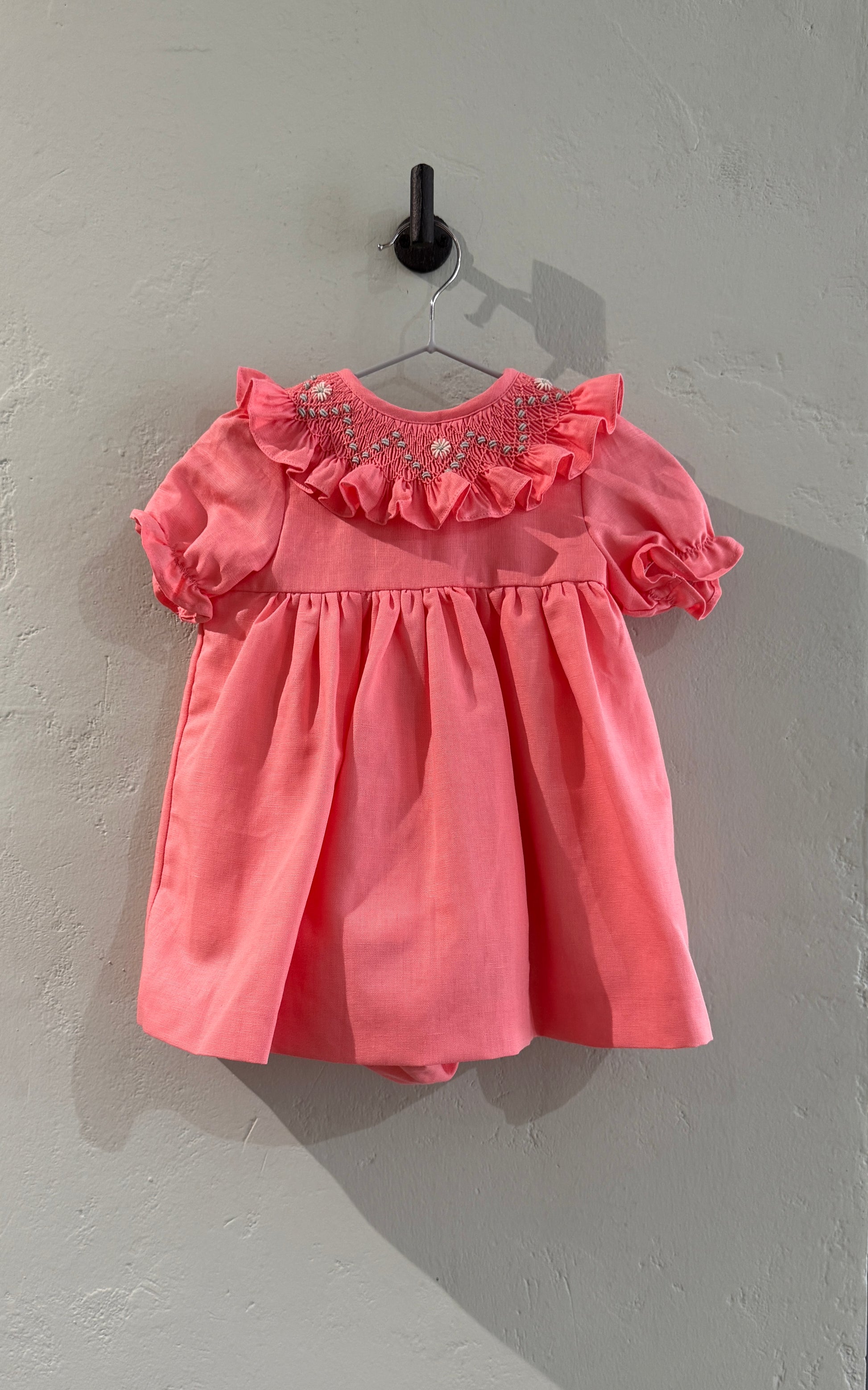 Vestido Coral Smock