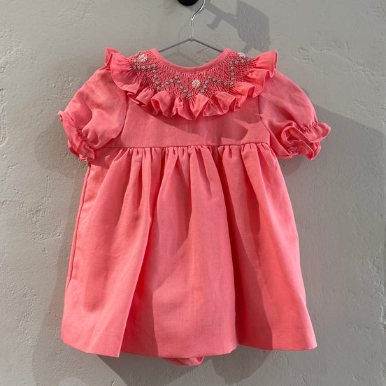 Vestido Coral Smock