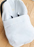 Saco Maxicosi grupo 0 liso blanco