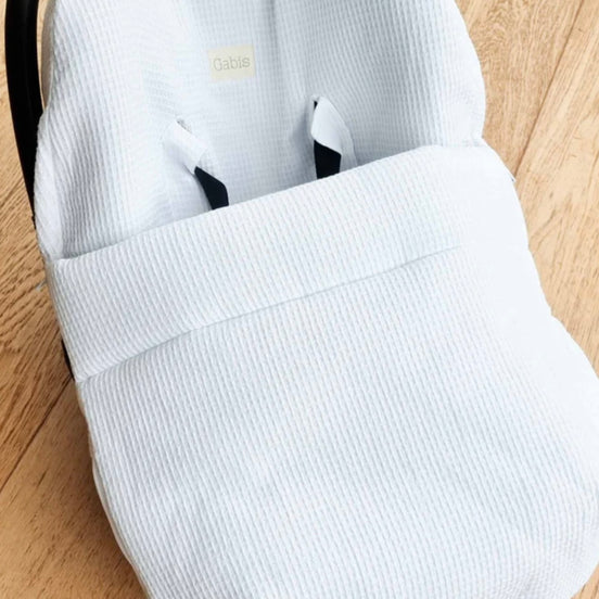 Saco Maxicosi grupo 0 liso blanco