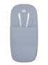 Saco silla de paseo con guata extraíble azul liso