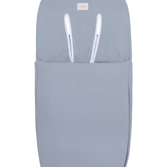 Saco silla de paseo con guata extraíble azul liso