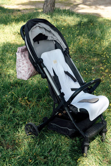 Colchoneta silla paseo estrecha blanca