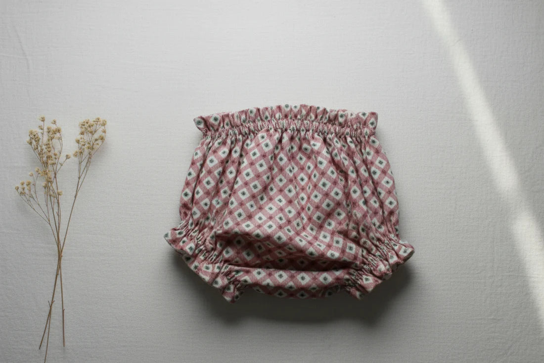 Braguita cuadros rosa