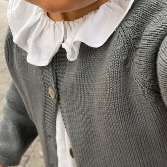 Chaqueta algodón gris