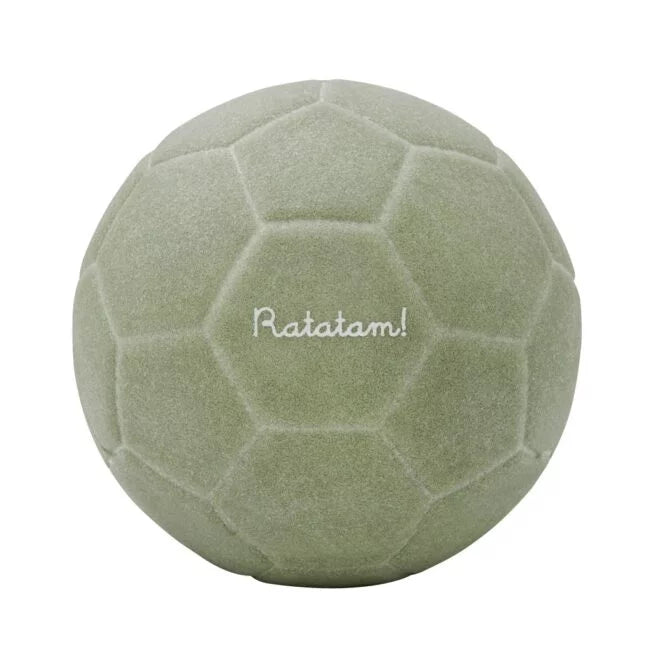 Pelota verde 14cm + Bolsa red